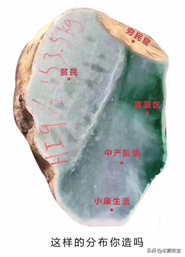 翡翠原石该如何看裂纹是赚更多地是赚更多地是赚更多  第1张