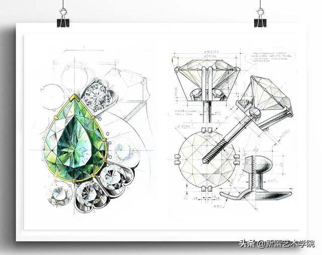 珠宝设计手绘图工具推荐(手绘珠宝设计)  第52张
