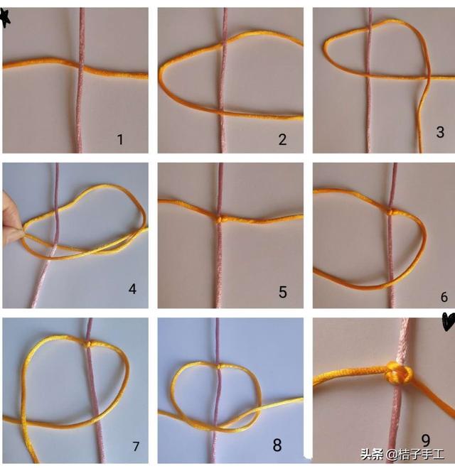 手串如何收尾打结,一根绳收尾打死结