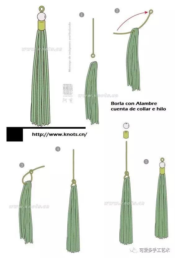 挂件绳编法教程,挂件绳子打结方法  第36张