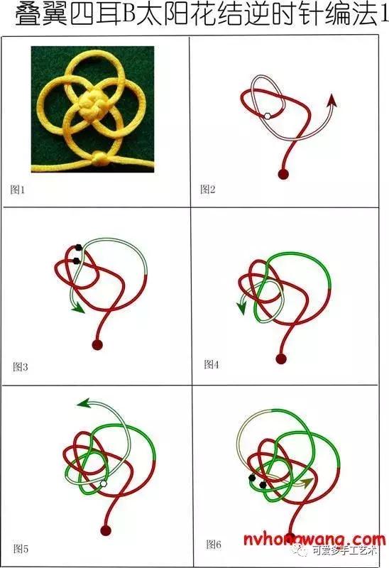 挂件绳编法教程,挂件绳子打结方法  第41张