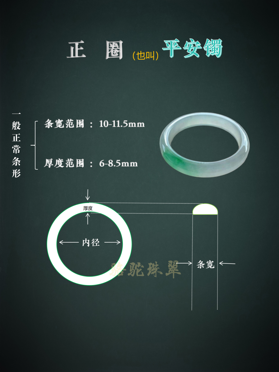 太全了！一篇看懂翡翠手镯各类镯型-第2张图片-